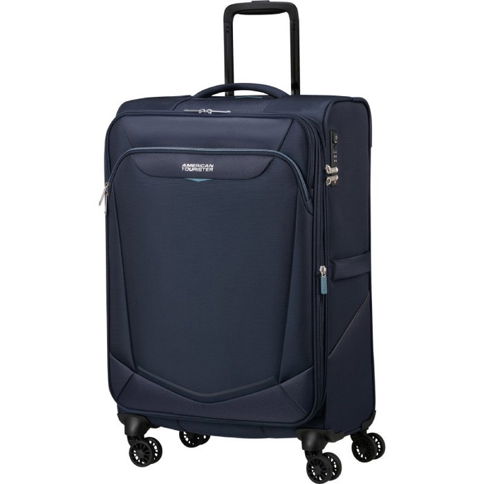 American Tourister Maleta Summerride Spinner Maleta 69 cm 4 Ruedas Azul Marino